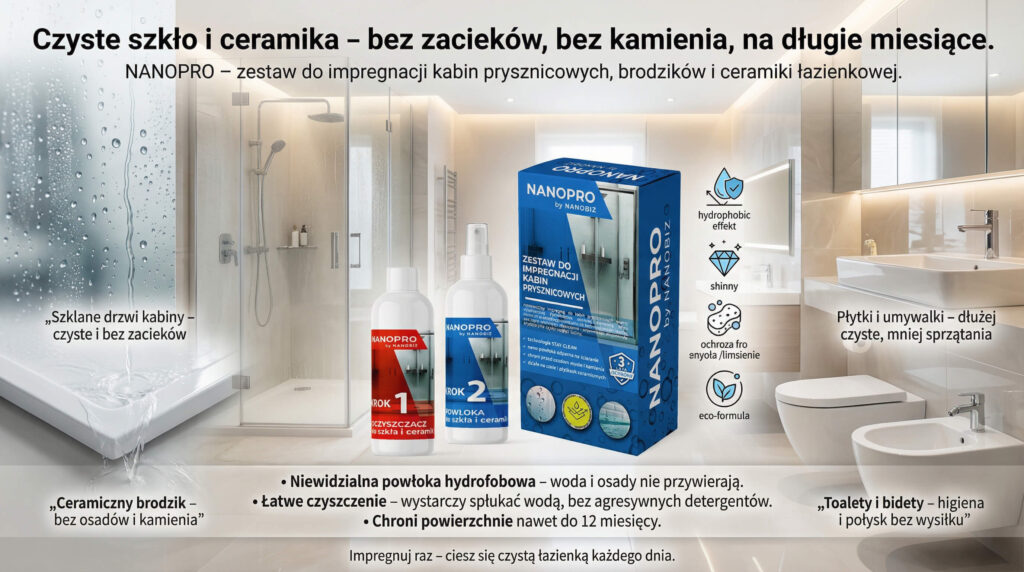 Kabina prysznicowa bez osadów – czy to w ogóle możliwe?