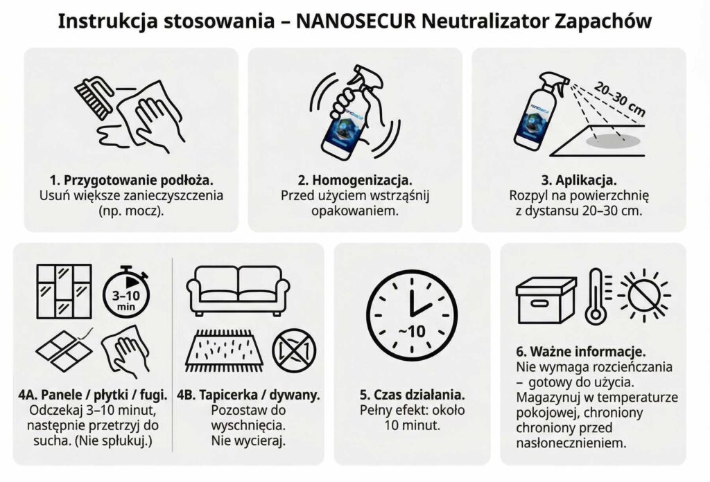 Dlaczego warto mieć w domu NANOSECUR Neutralizator Zapachów i czym wygrywa z „marketowymi odświeżaczami”?